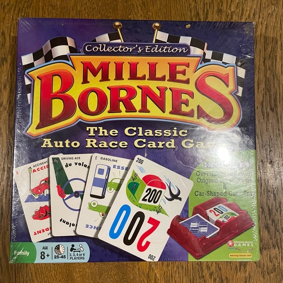 Hasboro Mille Bornes Collectors Edition Brand New Sealed Box